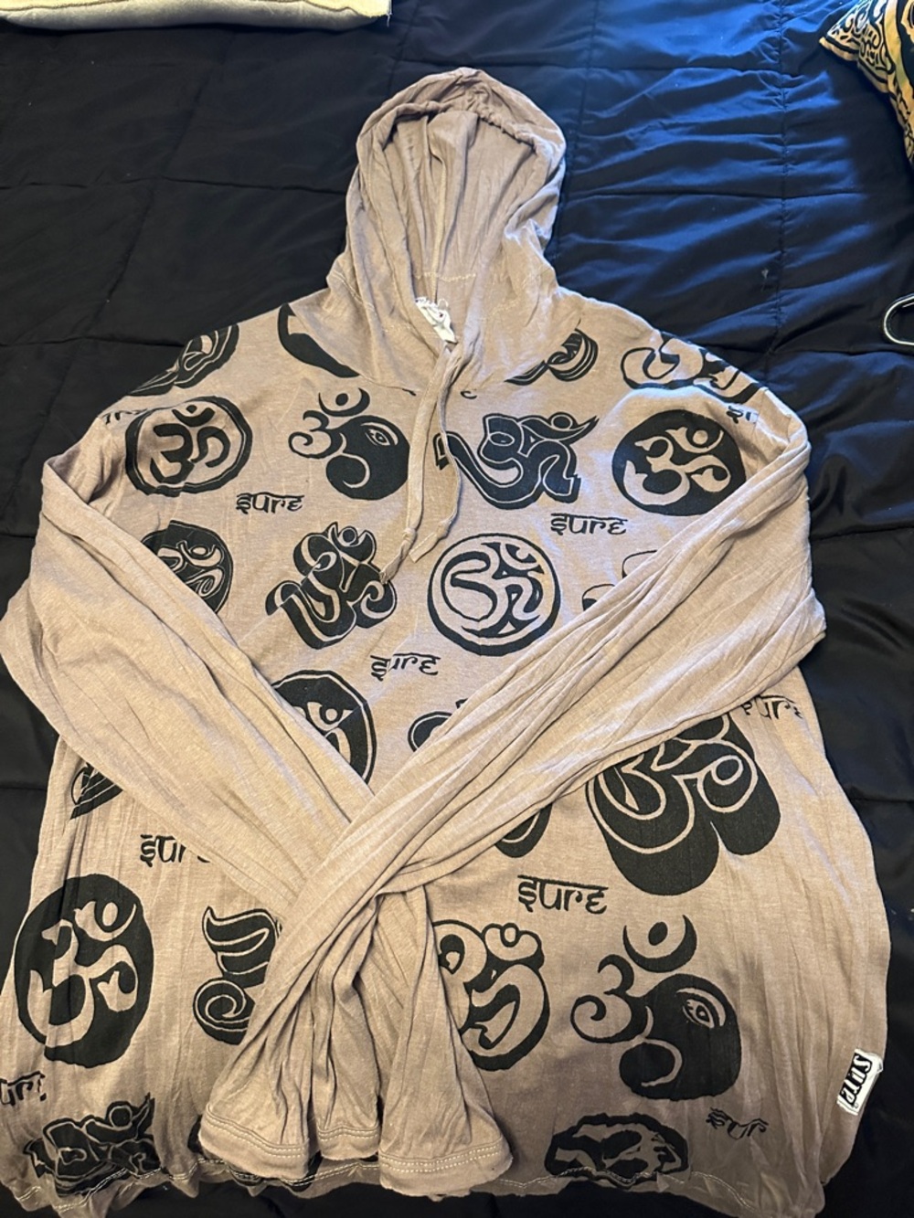 Sure@brand cotton long sleeve shirt with Om symbol